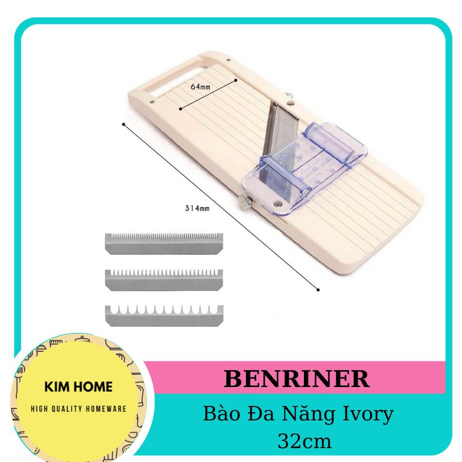 Benriner - bào đa năng ivory - 32cm