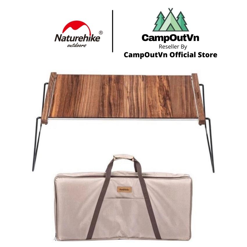 Naturehike bàn xếp cắm trại naturehike campoutvn bàn gỗ xếp cắm trại du lịch dã ngoại NH19JJ105 campoutvn