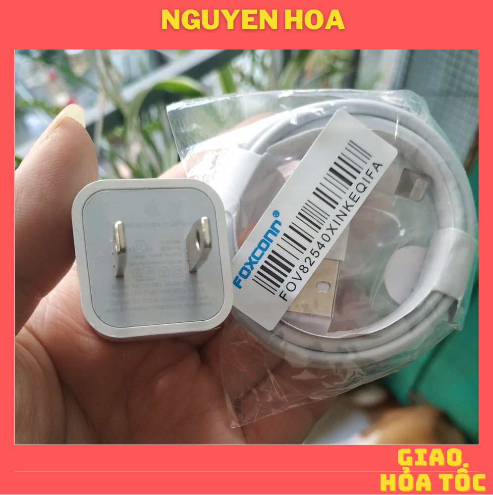 Bộ Cốc Và Cáp Sạc Iphone 6-7, 6-7Plus, 8 ,8Plus, X . Tặng dây đeo điện thoại