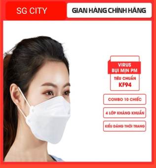 Khẩu trang y tế 4D KF94 chống bụi mịn kháng khuẩn hàng cao cấp SG CITY