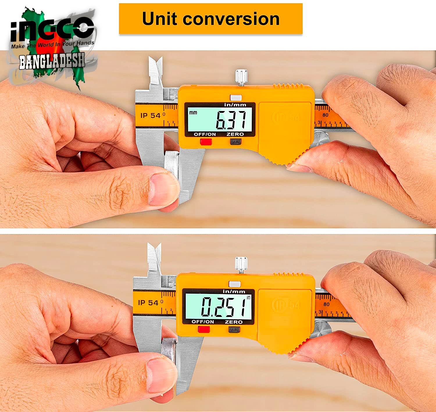 Digital Vernier Caliper 8" Ingco hdcd28200 5 Digital Vernier Caliper 8" Ingco hdcd28200