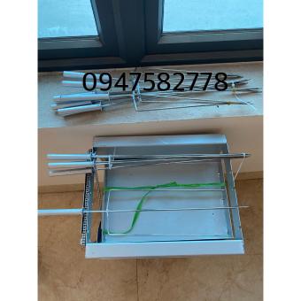 Máy nướng thịt tự động kèm xiên thẳng và xiên ba chạc