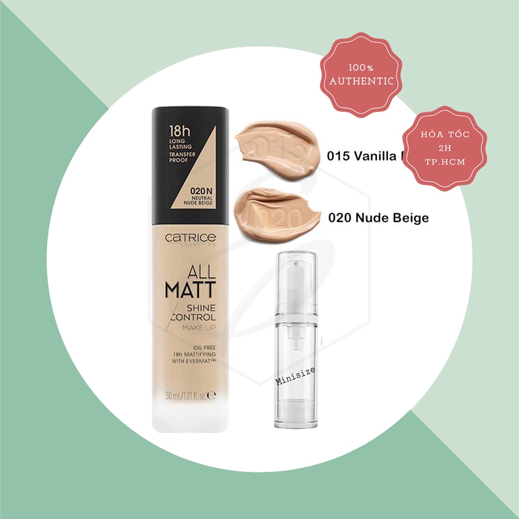 Kem Nền Catrice All Matt Shine Control Make Up