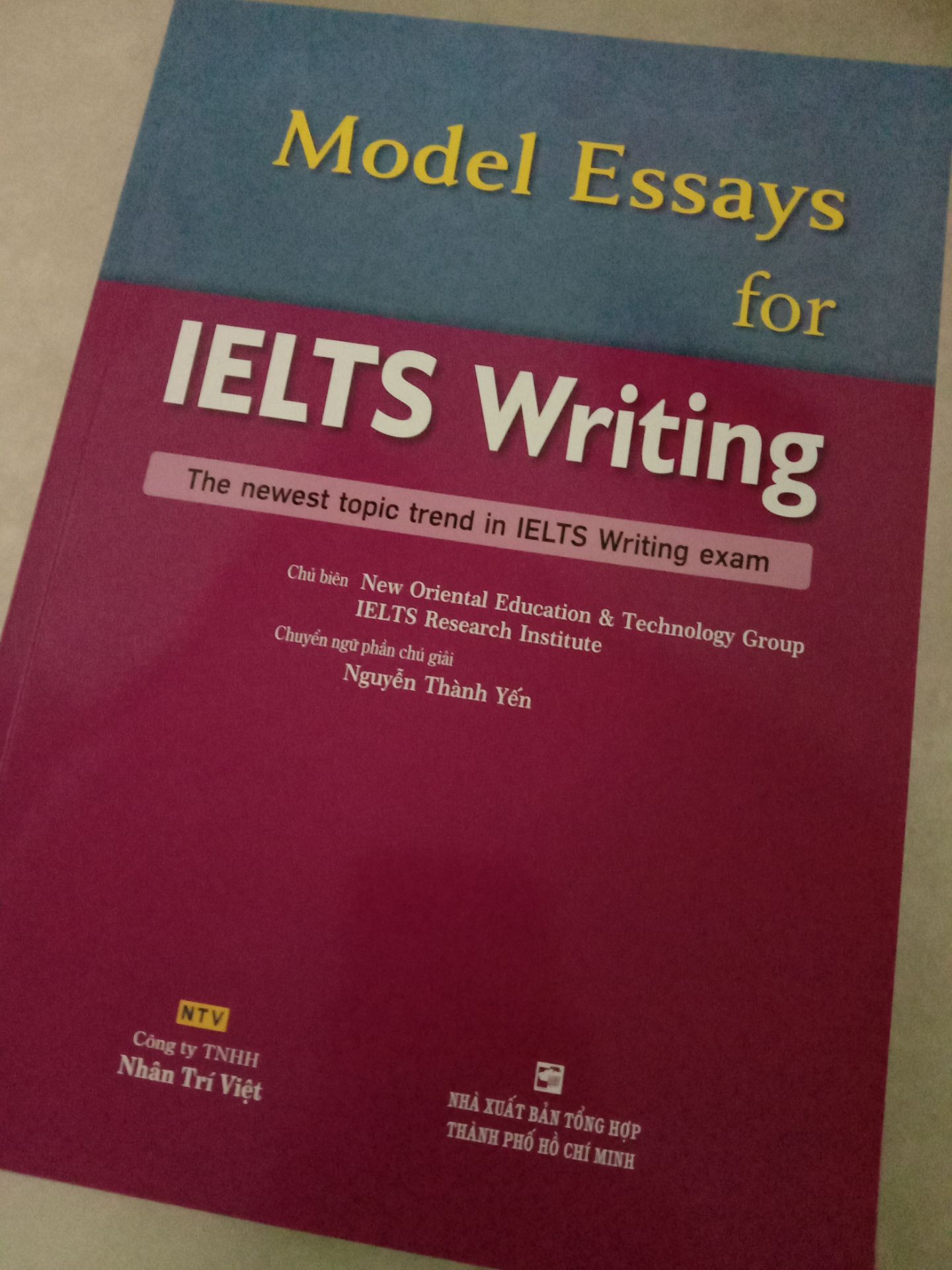Luyện viết Essay Model Essay IELTS Writing