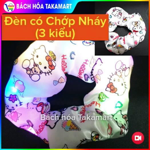 [Video 42 mẫu Hot Trend] Cột tóc đèn Led siêu phát sáng Scrunchies đèn Led 3 kiểu nhấp nháy Led đom đóm crunchies cột tóc phát sáng dây buộc tóc phát sáng cột tóc scrunchies galaxy dây buộc tóc đồ cột tóc rẻ - Bách hóa Takamart