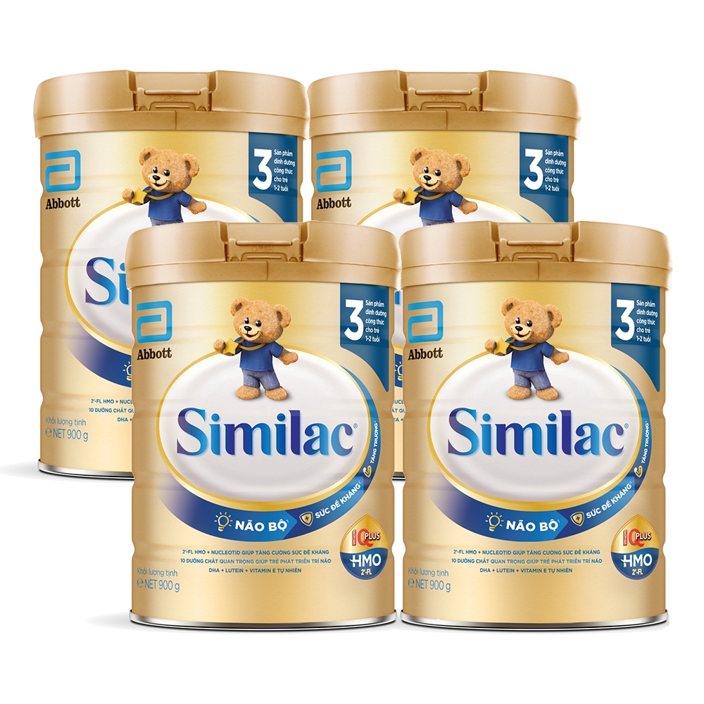 Sữa similac iq plus hmo số 3 - 900g cho bé từ 1-2 tuổi