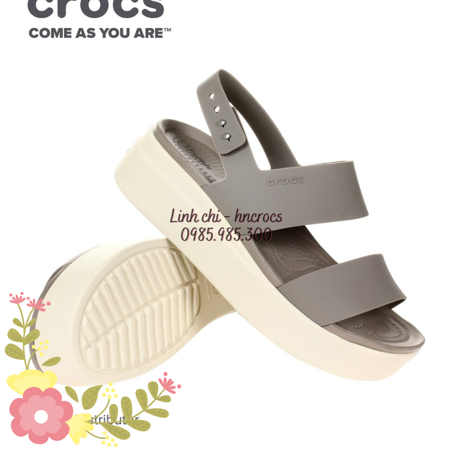Sandal đế xuồng Brooklyn Wedge của Cờ Rốc.s cao 7 phân tăng chiều cao cho chị/em -  FULLBOX , nhẹ, êm, mềm, chống thấm nước