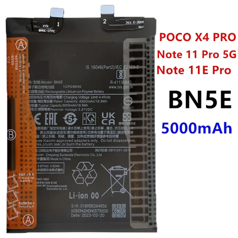 レドミノート11 Xiaomi Redmi Note 11 バッテリーGood Redmi Note11 Battery - Original Bn5D 5000Mah High-Quality