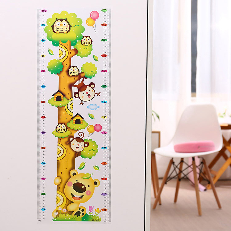 Giây dán tường - thước đo chiều cao cho bé- dán tường đo chiều cao