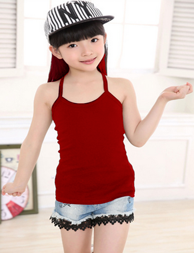 Ruizhijzg Ready stock Girl Kids Camisole Singlet Bra Cotton Tank Top  Children Underwear Young Teenager Sports Training Tops Crop Teens For Girls  Junior School Students vest