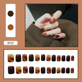 Móng tay giả màu sắc trẻ trung 24 móng(Sẵn keo)