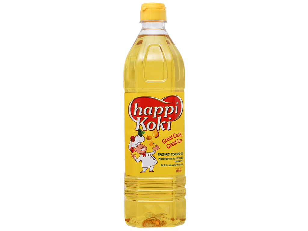 Dầu ăn happy koki 1l