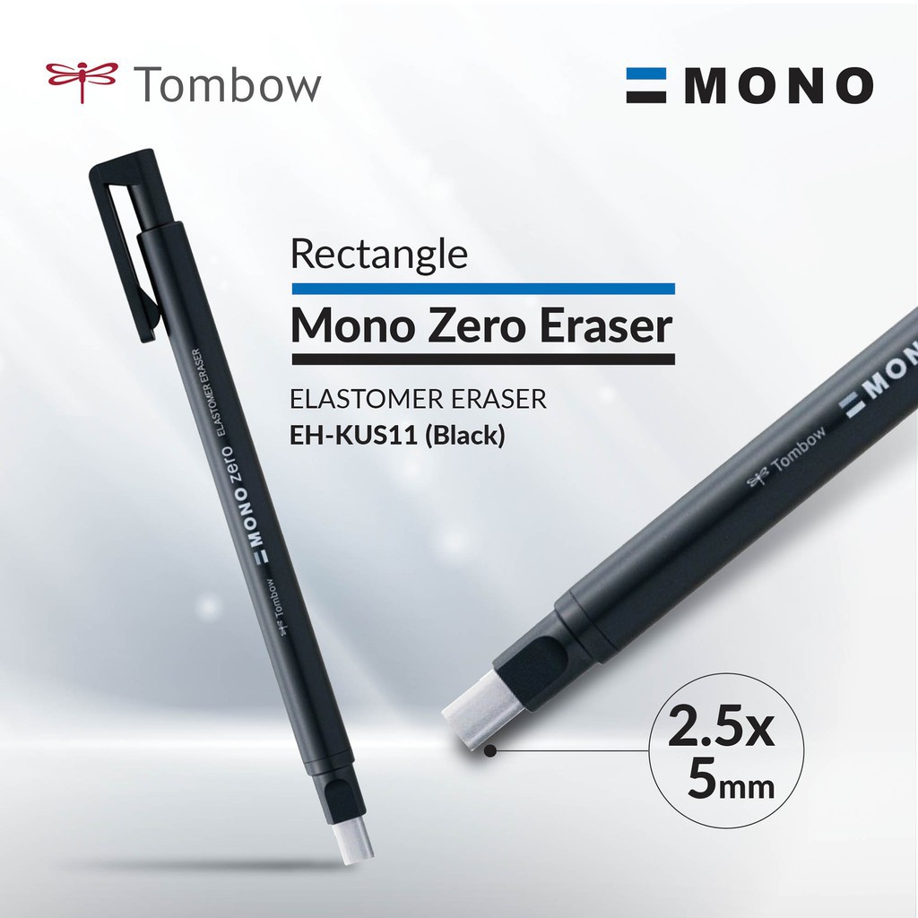 Bút gôm bấm/ ruột thay thế tombow mono zero đầu tròn,dẹt