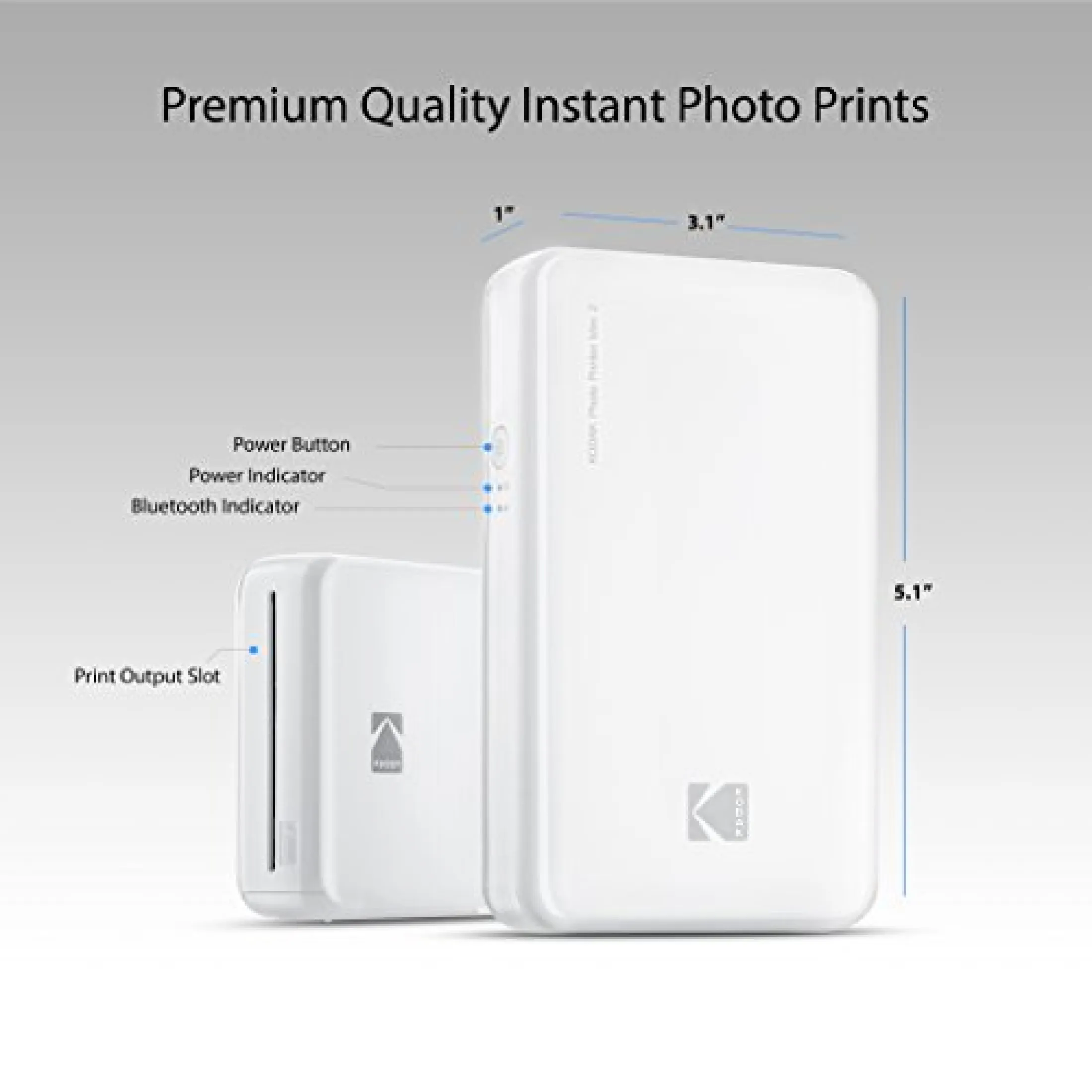 kodak mini 2 hd wireless portable photo printer