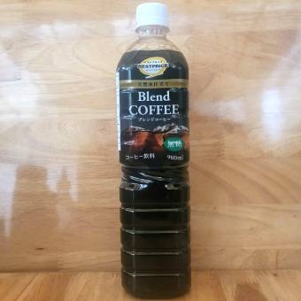 TOPVALU [Chai ĐEN 900ml] CÀ PHÊ NGUYÊN CHẤT KHÔNG ĐƯỜNG  [JAPAN] UCC Sugar Free Original Coffee