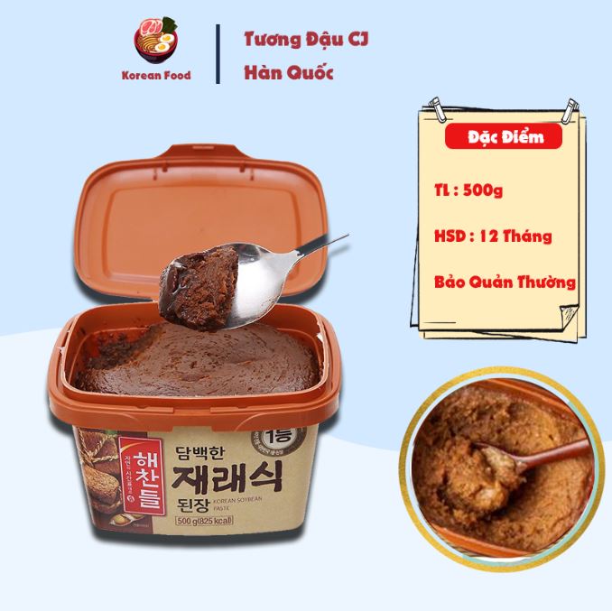 Tương Đậu Truyền Thống Hàn Quốc Haechandeul CJ 500 Gram