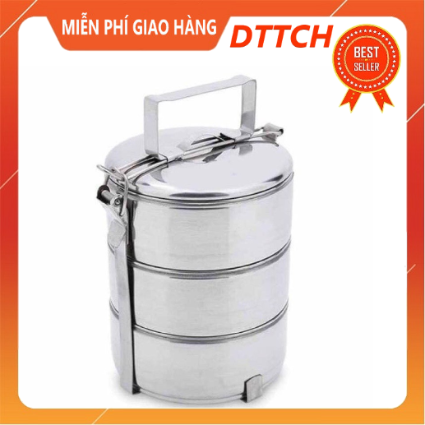 Ca men hộp đựng cơm 3 tầng inox không gỉ cao cấp - hân hạnh được phịc vụ quý khách