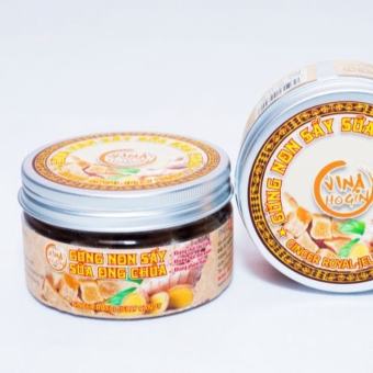 Gừng Non Sấy Sữa Ong Chúa - Hộp 150gr
