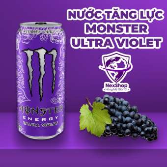 Monster Energy Violet UItra Nước Tăng Lực Không Đường Ultra 473ml Mỹ