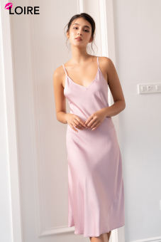Váy 2 Dây Lụa Cao Cấp Cổ Tim LOIRECHIC LSL04