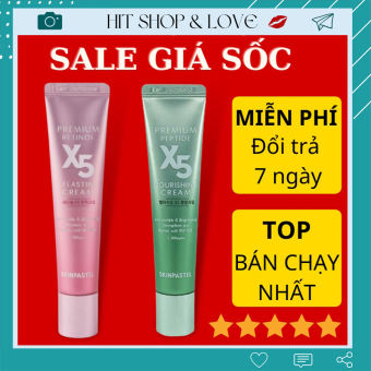 Kem Trẻ Hoá Phục Hồi Dưỡng Trắng Da Skinpastel Premium Retinol X5 Elastin Cream / Premium Peptide X5 Nourishing Cream (30ml)