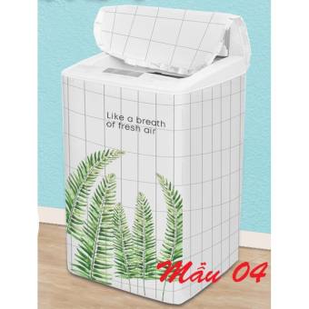 Áo trùm máy giặt lồng đứng (cửa trên), vỏ bọc vải bạt chống mưa nắng