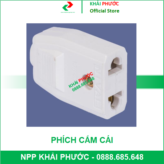 Phích cắm điện, phích cắm nối, phích cắm quạt, chui cắm điện, chui cái nival giá rẻ - khải phước electric