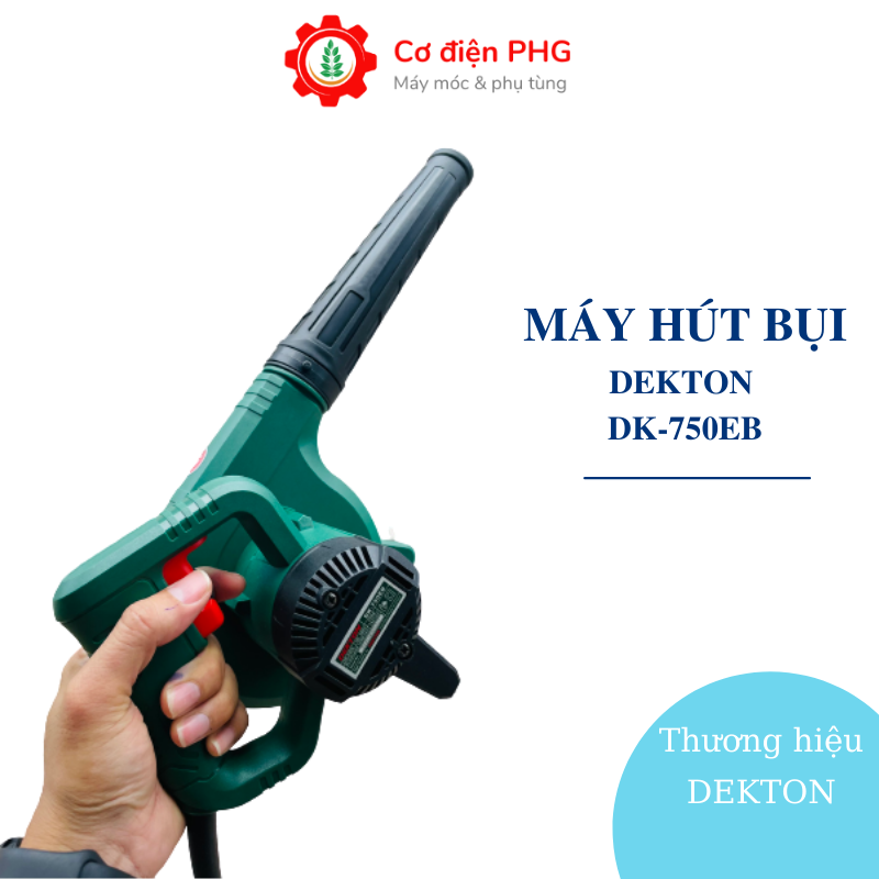 Máy thổi và hút bụi 2 chức năng chính hãng dekton dk-750eb công suất 750w.có núm chỉnh tốc độ. bảo hành chính hãng 12 tháng