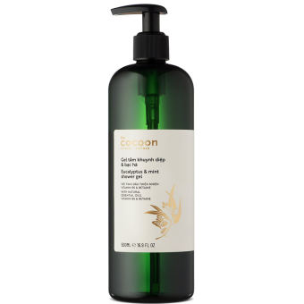 Gel tắm khuynh diệp & bạc hà Cocoon làm sạch và thư giãn 500ml