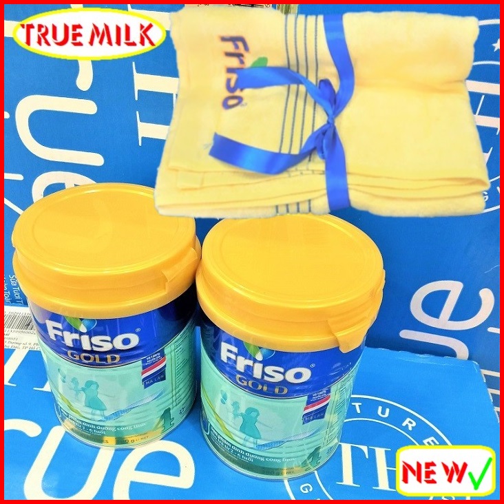 Sữa bột Friso Gold 4 380g (Tặng khăn tắm cao cấp - mẫu mới) - sua bot friso - sua cho be - friso 4 -