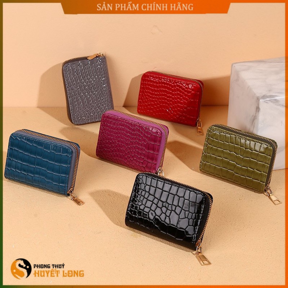 Ví da rắn mini nhiều màu, bóp nữ cầm tay, ví thẻ card da thật cao cấp nhỏ gọn siêu hot