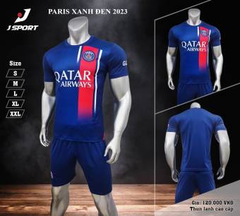 Quần Áo Bóng Đá PARI xanh mùa giải  2023