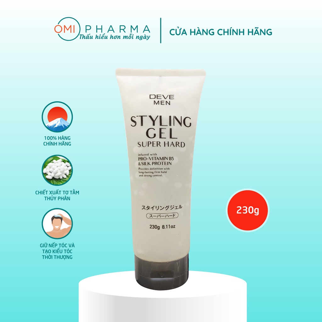 Gel tạo kiểu tóc deve nhật bản