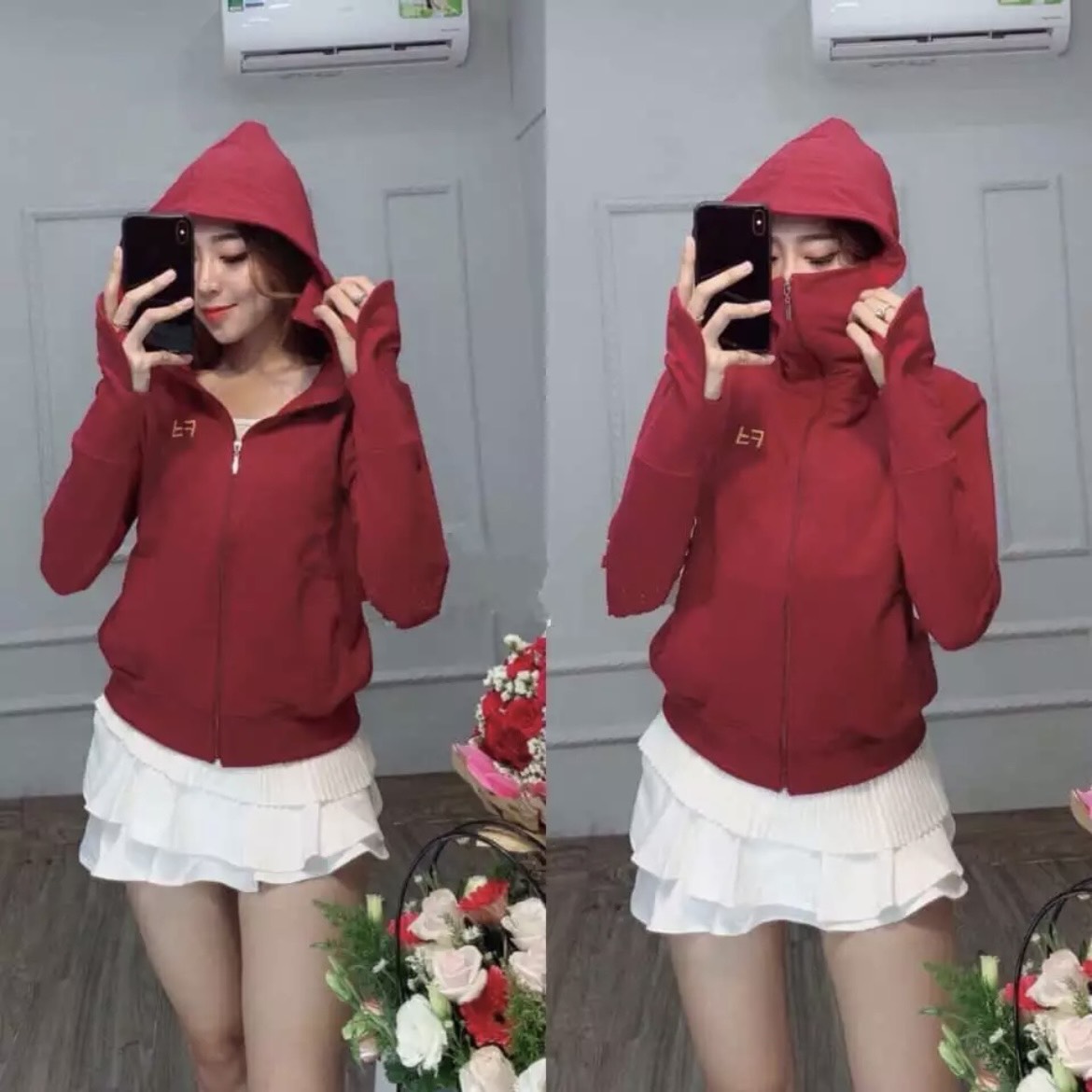 Áo khoác nhẹ nữ chống nắng vải dày cao cấp