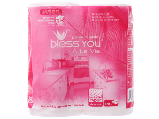 THÙNG 24 CẶP KHĂN BẾP BLESS YOU ALAVIE
