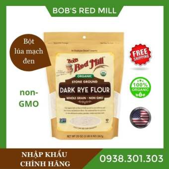Bột lúa mạch đen hữu cơ (organic dark rye flour) Bob's Red Mill