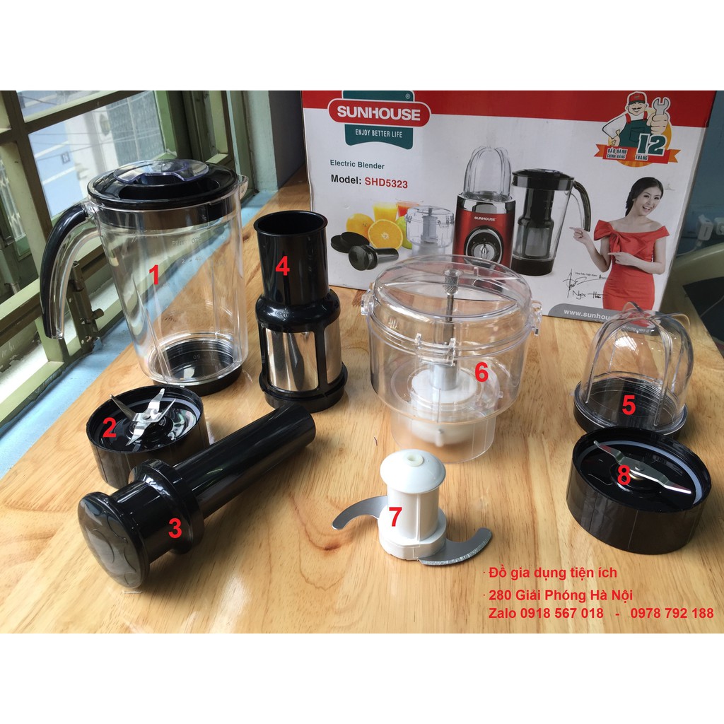 Linh kiện máy xay sinh tố