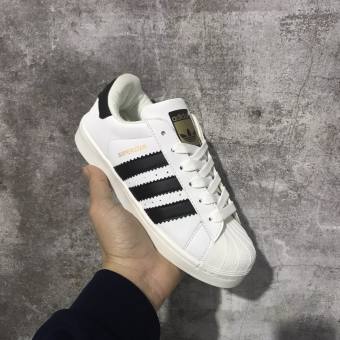 Giày thể thao Super star trắng sọc đen Hot trend nam nữ, Giày sneaker superstar trắng dễ phối đồ