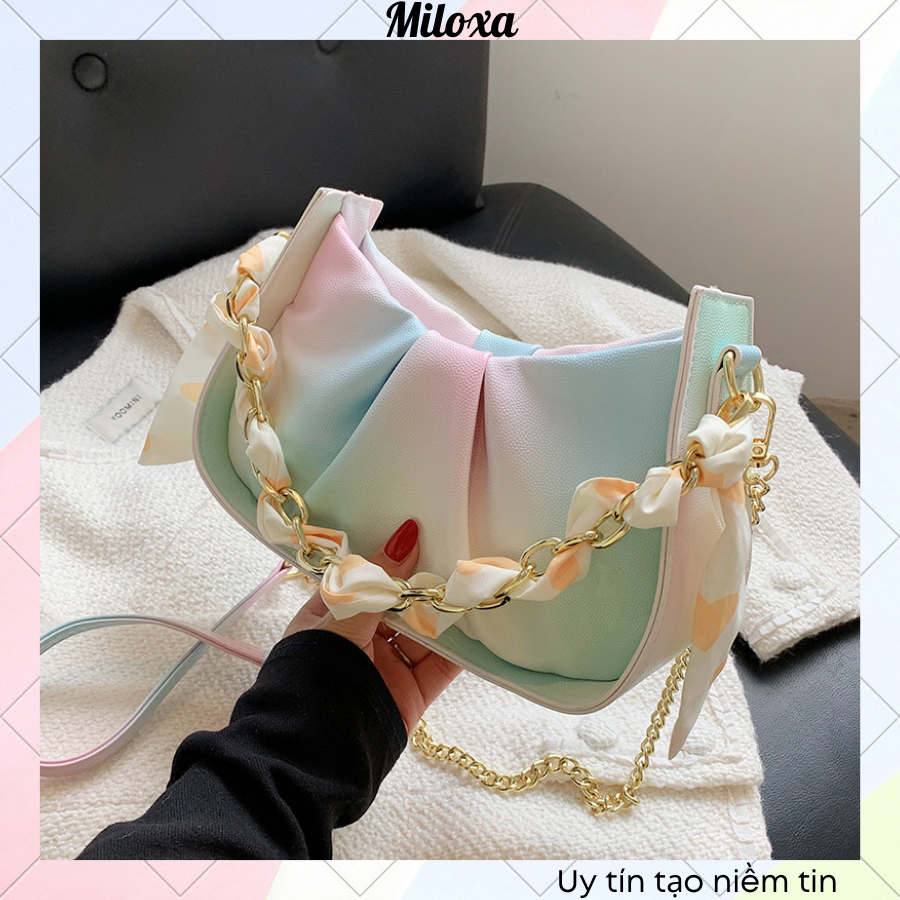 Túi xách đeo chéo nữ đẹp 7 màu đi chơi phong cách hàn quốc sang chảnh