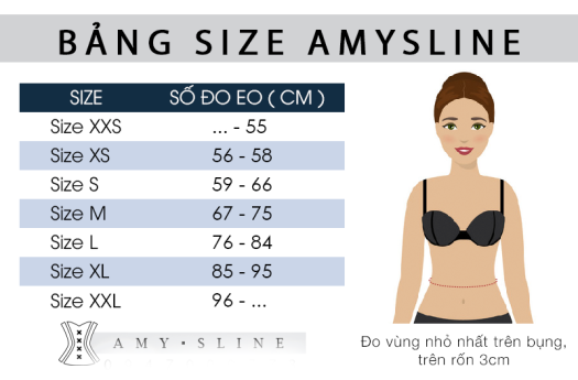 Đai Nịt Bụng Định Hình Eo Amy Sline Gen Nịt Bụng Định Hình Giúp Eo Thon Giảm Mỡ Hàn Quốc