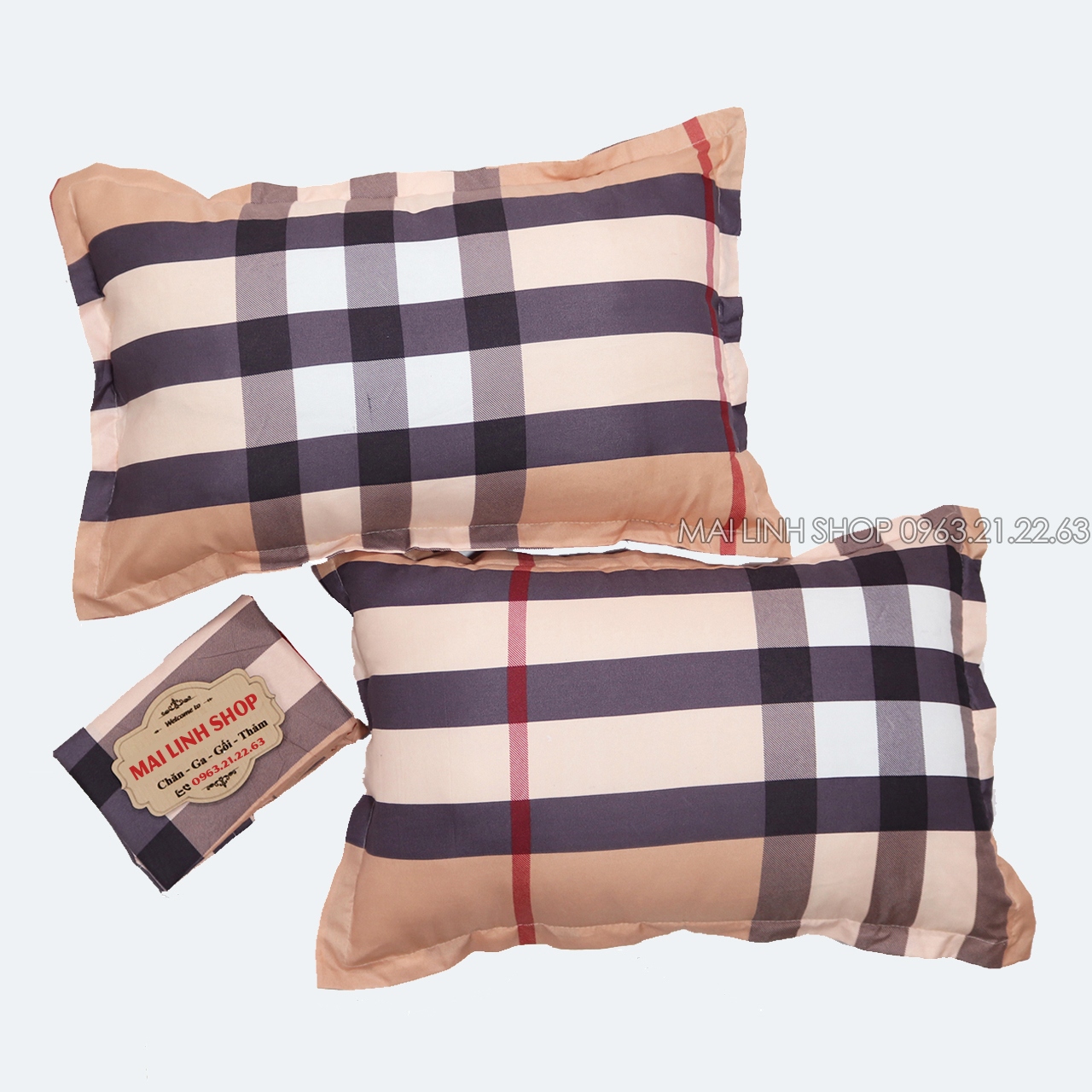 Vỏ gối Vỏ gối nằm 45x65 cotton cao cấp Được chọn mẫu