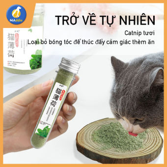 Bánh ăn dặm cho mèo Maddie bột catnip lá thức ăn khô LI0150