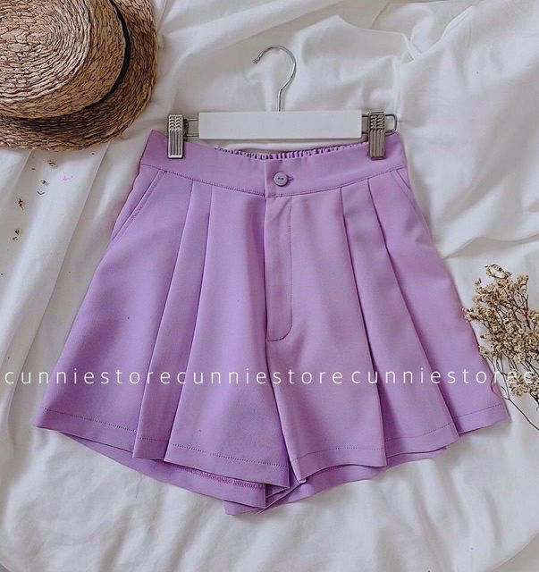 Quần short nữ, quần sooc nữ dáng váy chất liệu tuyết mưa cao cấp