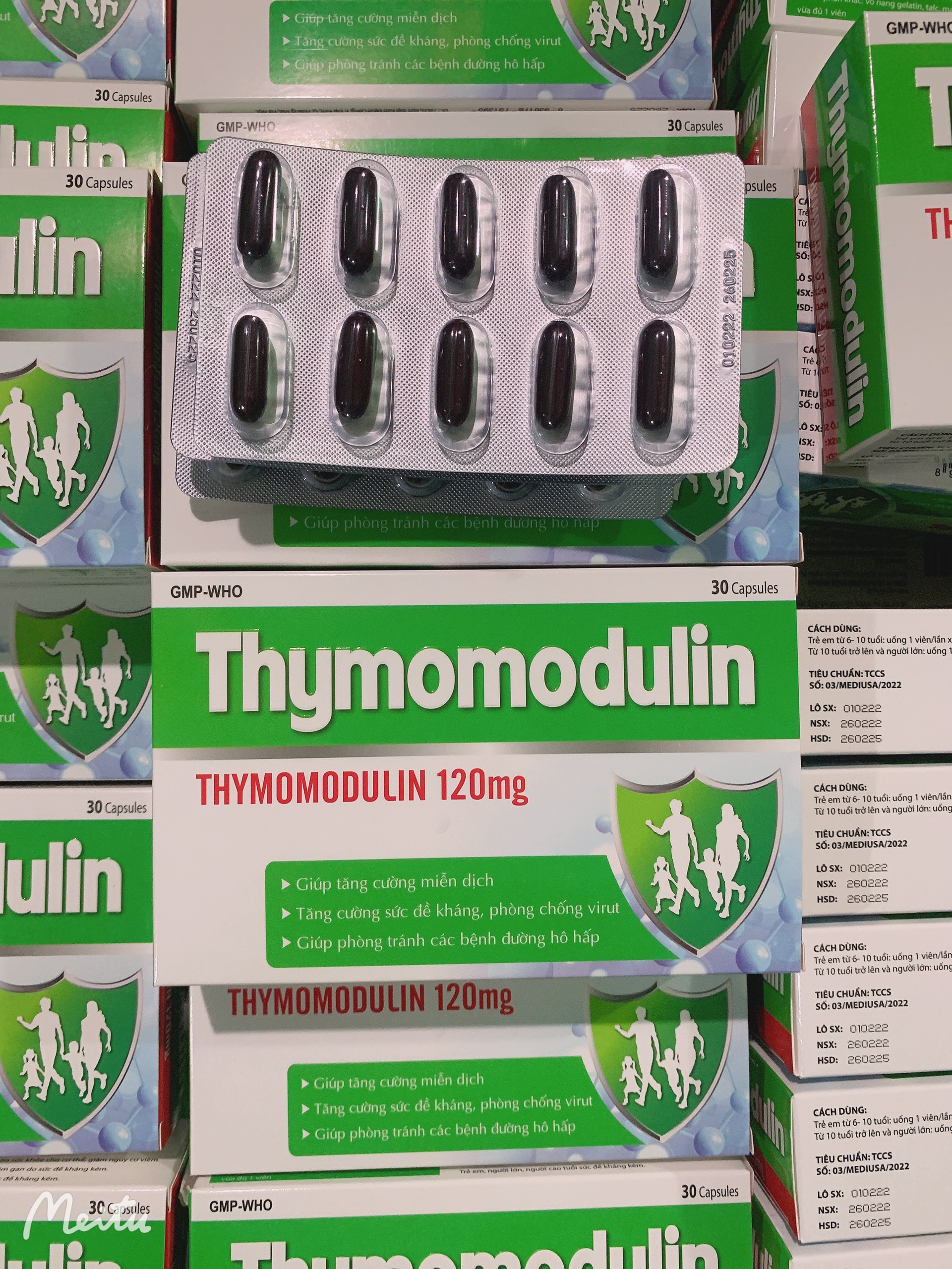 Thymomodulin 120mg-Hỗ trợ tăng cường miễn dịch, sức đề kháng