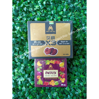 Giảm cân X3 Đông Y Mộc Linh (30 viên X3 kèm 20 viên Detox tan mỡ ban đêm)