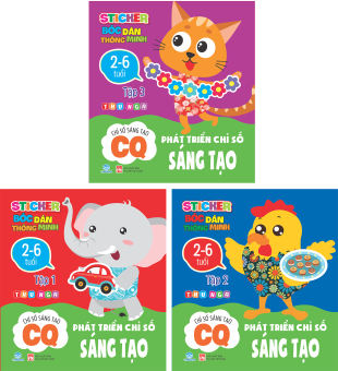 Sách - Sticker Bóc Dán Thông Minh - Phát Triển Chỉ Số Cảm Xúc CQ - Ndbooks