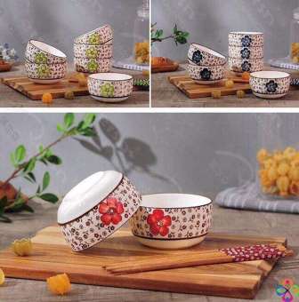 Bộ 6 bát xuất Nhật tặng kèm đũa tre Việt