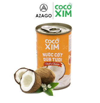 Nước cốt dừa tươi từ trái dừa nguyên chất 100% Chef's Choice - Thương hiệu COCOXIM 160ml - AZAGO