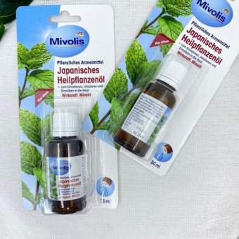 Tinh dầu thảo dược- tinh dầu bạc hà Mivolis Đức