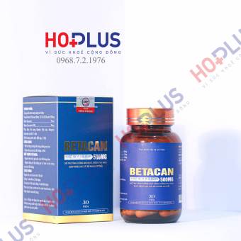 viên uống betacan hoplus, tăng cường hệ miễn dịch, đào thải hpv nguyên liệu Đức